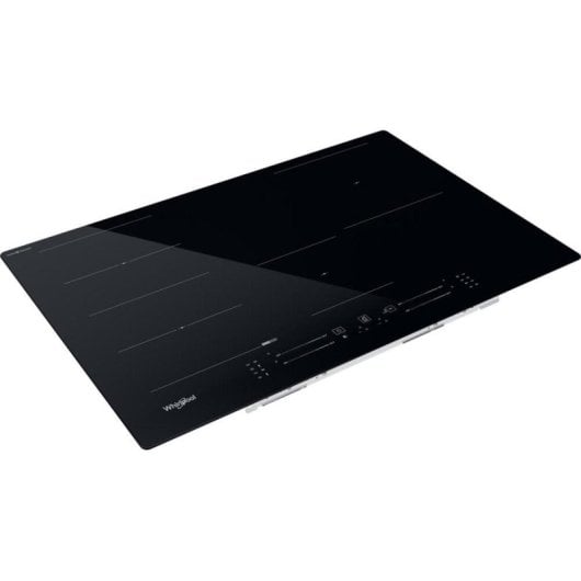 Placa de Inducción Whirlpool WFS1577CPNE 77cm 7200W 4 Zonas FlexiSide Vidrio Negro Integrable
