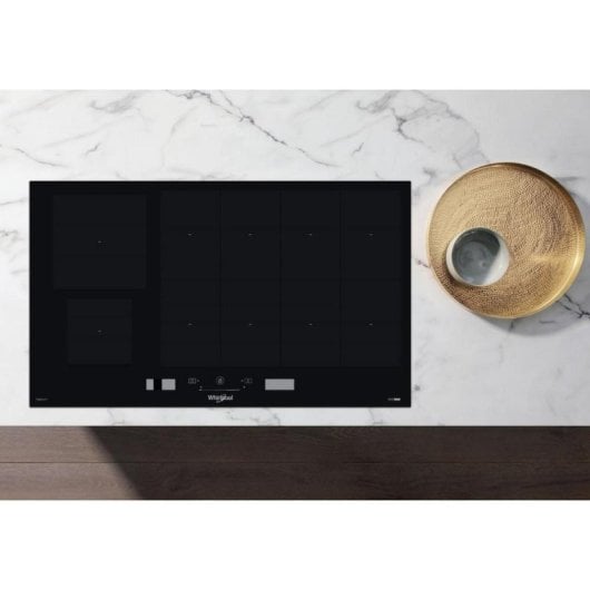 Placa de inducción Whirlpool SMP9010C/NE/IXL 86cm 10 zonas control táctil vidrio cerámico negro integrada