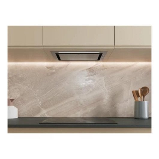 Campana extractora Whirlpool WCT3 63F LTX Canalizado 51cm Acero inoxidable LED 4 velocidades
