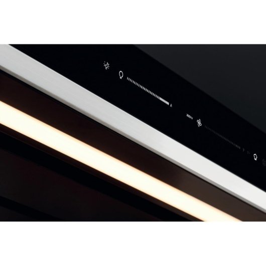Exaustor Whirlpool WHSS 90F L T C K Recirculação 90cm ultra silencioso com LED e comando tátil