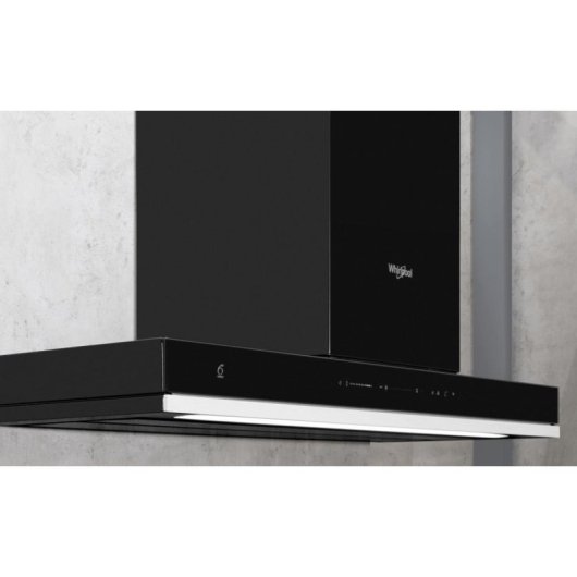 Exaustor Whirlpool WHSS 90F L T C K Recirculação 90cm ultra silencioso com LED e comando tátil