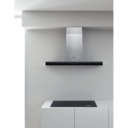 Campana extractora Whirlpool WHBS C92F LT X Canalizado 90cm control desde app LED silenciosa