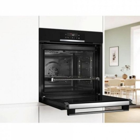 Forno elétrico Bosch Série 2 HBA172EB3 71L Preto 3600W com Air Fry e Autolimpeza