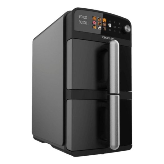 Heißluftfritteuse Cecotec Cecofry DuoLevel 10000 Doppelkorb 10 L 2400 W mit Rosten