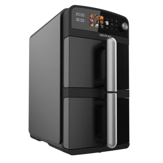 Freidora de aire Cecofry DuoLevel 10000 10L 2400W con cubetas superpuestas y control táctil