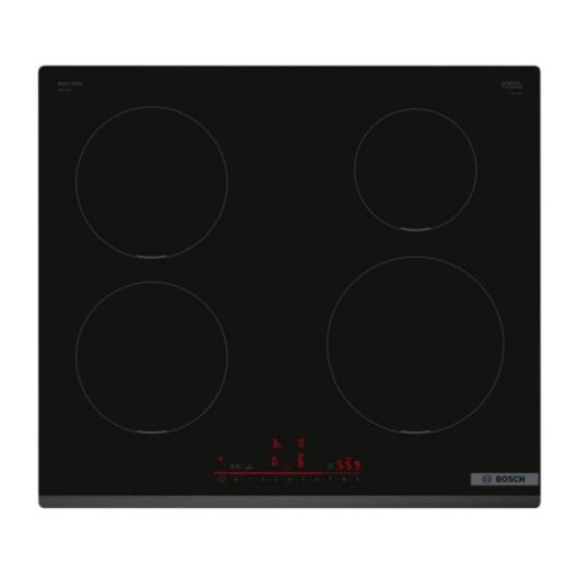 Placa de inducción Bosch Serie 6 PIE631HC1E 60cm 7400W Vidrio y Cerámica 4 Zonas Home Connect Negra