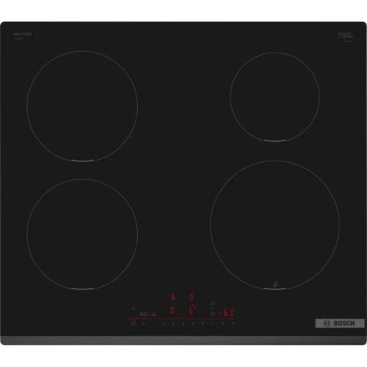 Placa de inducción Bosch Serie 6 PIE631HC1E 60cm 7400W Vidrio y Cerámica 4 Zonas Home Connect Negra