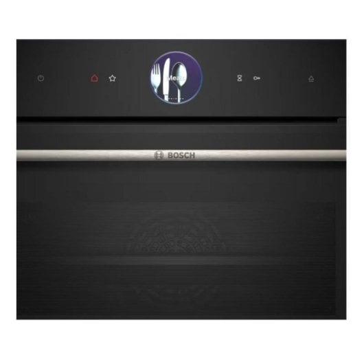 Forno Embutido Elétrico Bosch CSG7361B1 47L Preto com Anel de Controlo Digital e Função Steam Plus