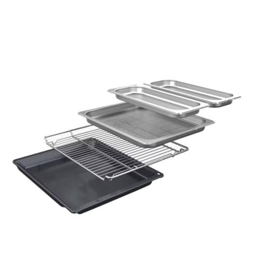 Forno Embutido Elétrico Bosch CSG7361B1 47L Preto com Anel de Controlo Digital e Função Steam Plus