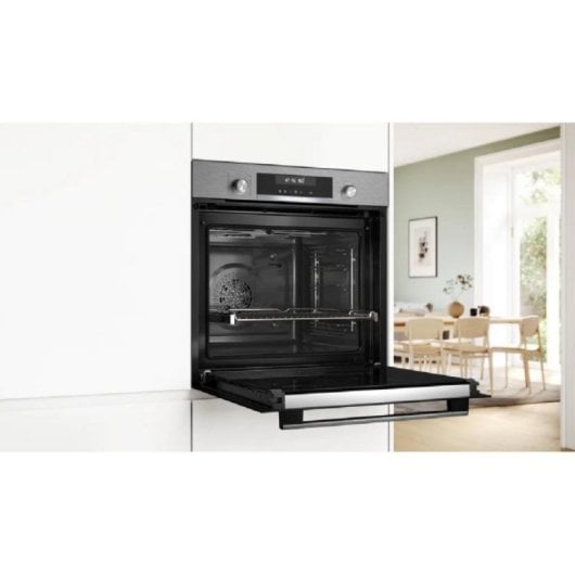 Horno eléctrico Bosch HBG578ES7 71 L Negro Inox con autolimpieza pirolítica y Wi-Fi