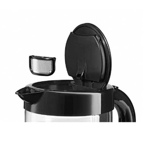 Hervidor Eléctrico Bosch TWK70B03 1.7L 2400W Vidrio Negro/Transparente Base 360°