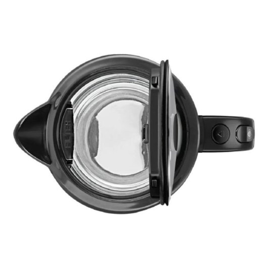 Hervidor Eléctrico Bosch TWK70B03 1.7L 2400W Vidrio Negro/Transparente Base 360°