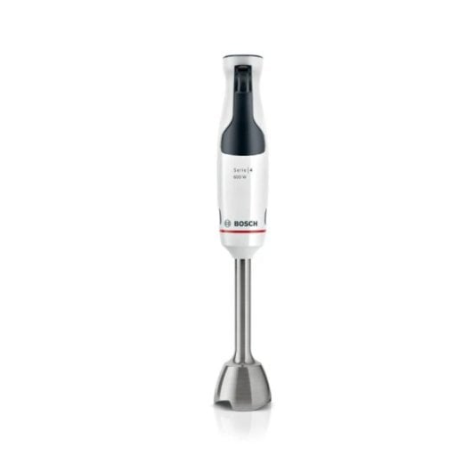 Varinha Mágica Bosch 600W Branca MSM4W220, 0,6 L, Aço Inoxidável, Turbo, Mini Picador