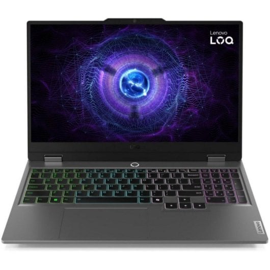 Portátil Lenovo LOQ 15IRX9 15.6" Intel Core i7-13650HX 24GB 512GB SSD RTX 4050 6GB IA RGB