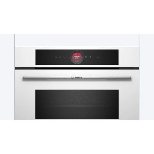 Horno Compacto Bosch CMG7241B1 45L 60cm Hidrolítico con Microondas WiFi Blanco