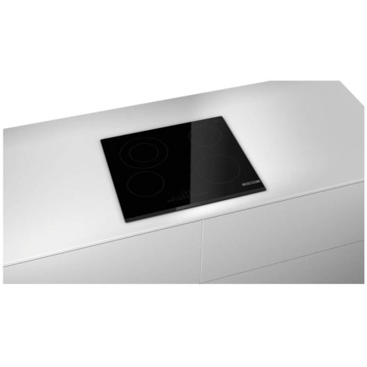 Bosch PKF631FP3E Schwarze Keramik-Kochfeld 60 cm mit 4 Kochzonen und 6900 W Leistung