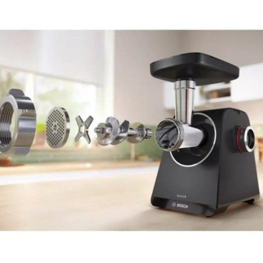 Bosch Serie 4 MFWS450B 500W Schwarz 2,5 kg/min Kompakte Fleischwolfe