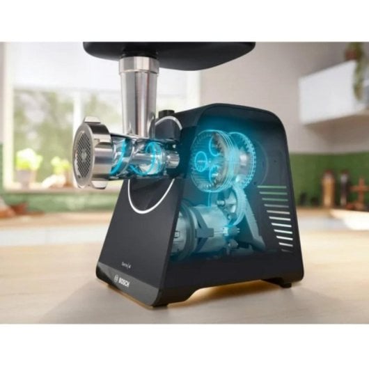Bosch Serie 4 MFWS450B 500W Schwarz 2,5 kg/min Kompakte Fleischwolfe