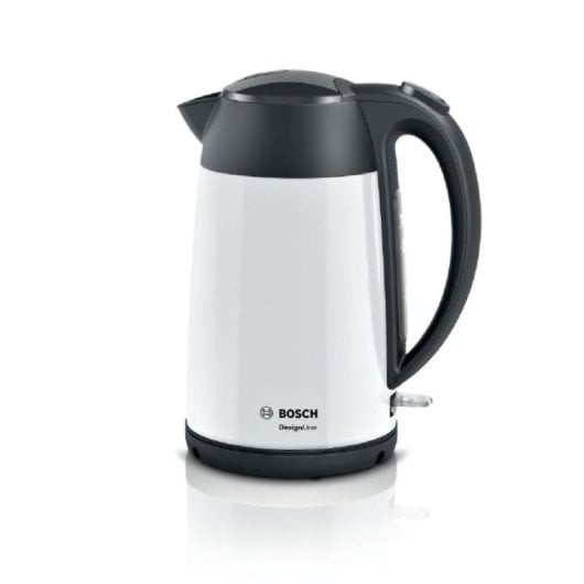 Chaleira Elétrica Bosch TWK3P421 1,7L 2400W Aço Inoxidável Preto Branco