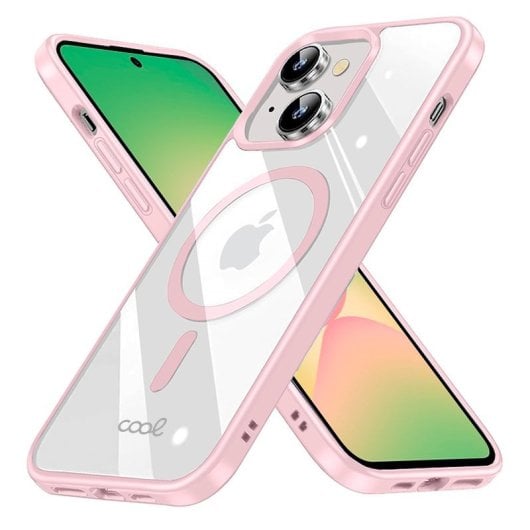 Cool Capa para Samsung A566 Galaxy A56 5G com rebordo rosa magnético