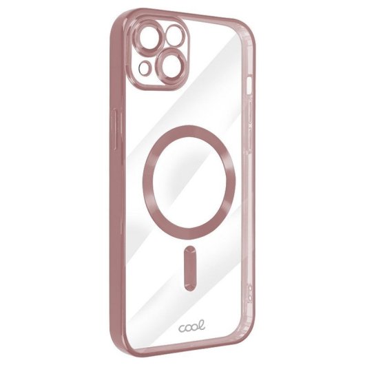 Cool Capa para Samsung A566 Galaxy A56 5G com rebordo rosa magnético