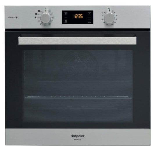 Forno elétrico Hotpoint FA3S844PIX 71L Inox com função pirolítica e 6 programas