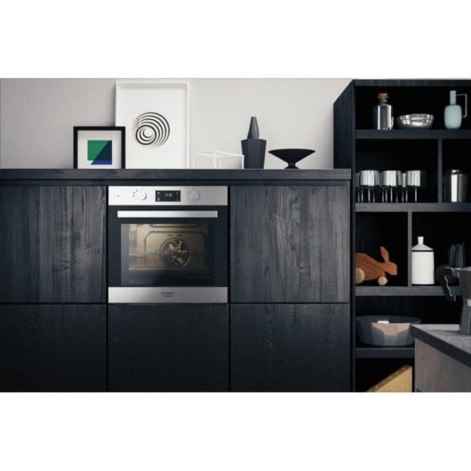 Forno elétrico Hotpoint FA3S844PIX 71L Inox com função pirolítica e 6 programas