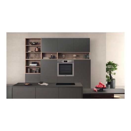 Forno elétrico Hotpoint FA4S841PIX 71L Inox com limpeza pirolítica e convecção