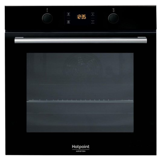 Forno elétrico Hotpoint FA-2841-JHBL/HA 71L Preto com multifluxo e autolimpeza hidrolítica