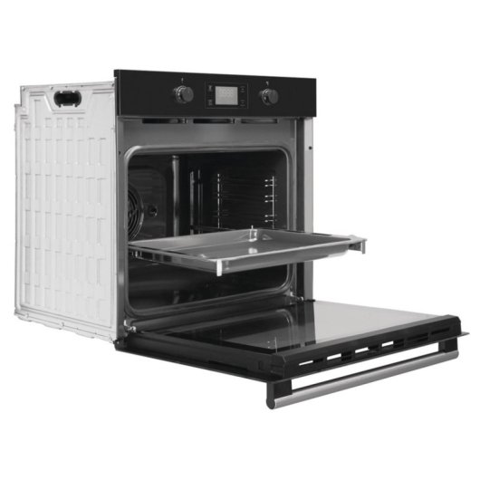 Forno elétrico Hotpoint FA-2841-JHBL/HA 71L Preto com multifluxo e autolimpeza hidrolítica