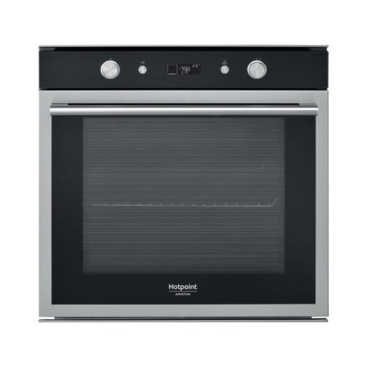 Forno elétrico Hotpoint FI6 861 SP IX HA 73L Preto Inox Botões Push Pull