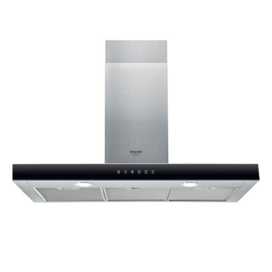 Campana extractora Hotpoint HHBS 9.8F LT X/1 Recirculación 90cm LED acero inoxidable control táctil