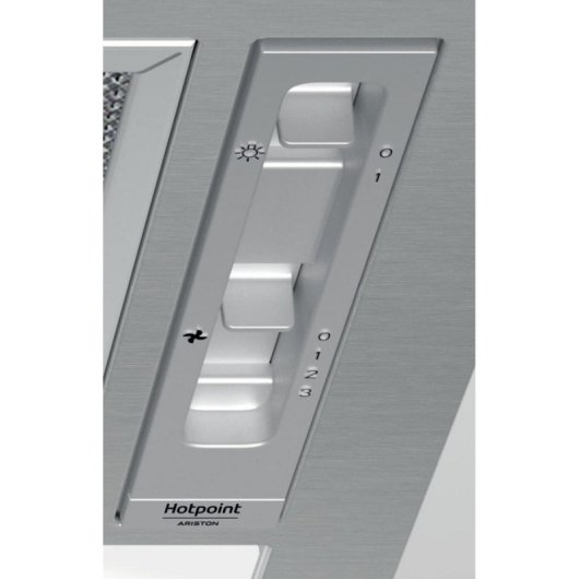Campana extractora Hotpoint HCT64FLSS Ducted/Recirculating 53cm acero inoxidable LED