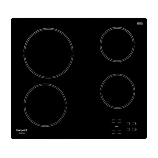 Placa de Indução Hotpoint HR631C 6200 W Negra 58 cm 4 Zonas Touch Control