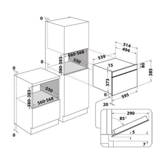 Microondas Hotpoint MD764IXHA 31L 1000W con Grill Quartz y Función Crisp