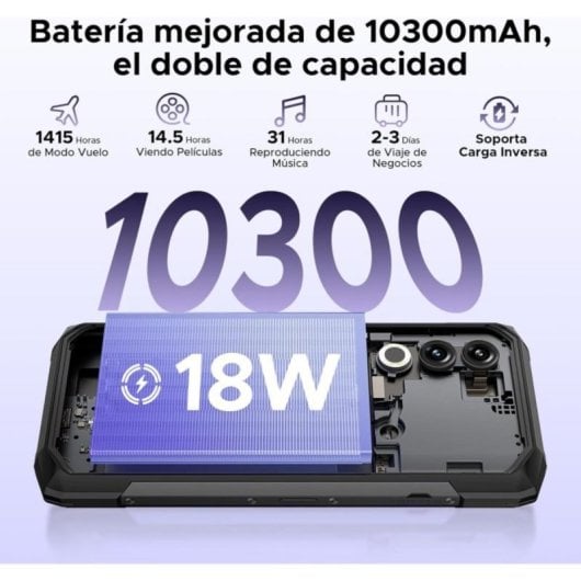 Smartphone DOOGEE Blade20 20GB 128GB 10300mAh Android 15 NFC Dual SIM GPS