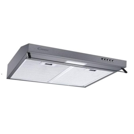 Campânula Extractora Candy CFT62/4S Canalizada 600mm LED Carbón Activado 3 Velocidades