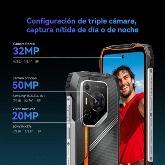 OSCAL Pilot 3 5G 12GB 256GB Nero 6.78" Tripla fotocamera