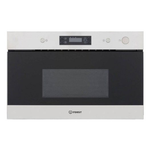 Microondas Indesit MWI 6211 IX 22 Litros 750W Integrado com Funções Descongelar e Reaquecer