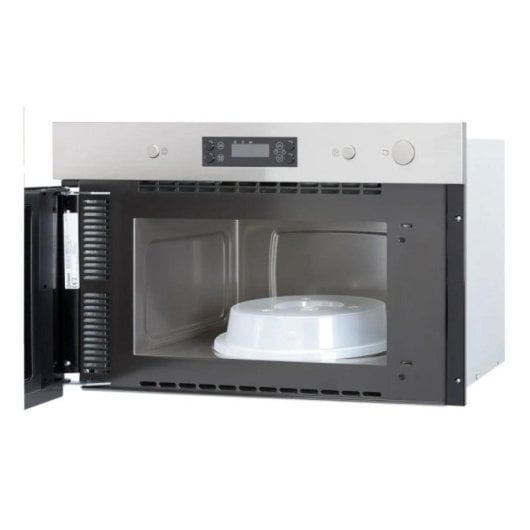 Microondas Indesit MWI 6211 IX 22 Litros 750W Integrado com Funções Descongelar e Reaquecer