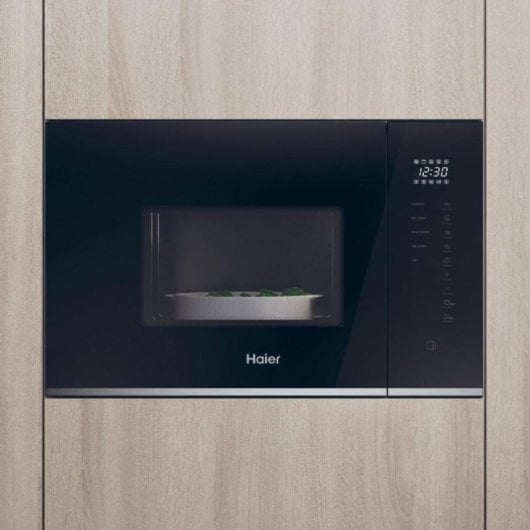 Microondas Haier H38FMWID2S7 20L 800W com Grill Preto e Touch