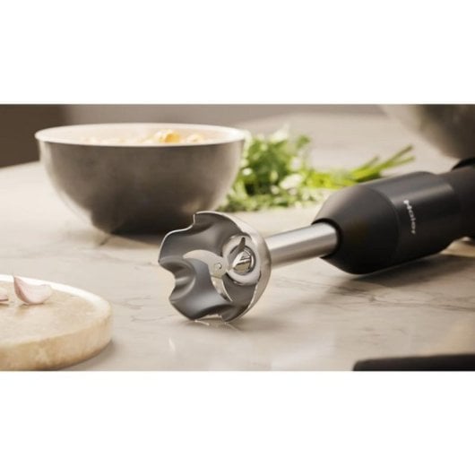 Haier I-Master Serie 5 Handmixer 1000W mit 3 laser-geschärften Klingen, Metallgehäuse, 0,9 L