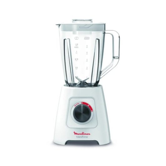 Licuadora Moulinex Blendforce II 600W 2L Picahielos Plástico Blanco Cuchillas Inoxidable