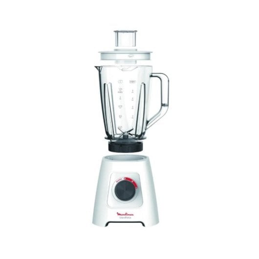 Licuadora Moulinex Blendforce II 600W 2L Picahielos Plástico Blanco Cuchillas Inoxidable