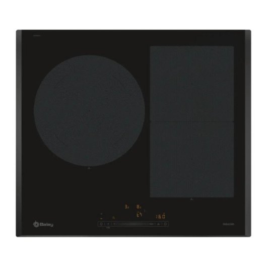 Placa de Indução Balay 3 Zonas 7400W Preto 60 cm Vidro Cerâmica