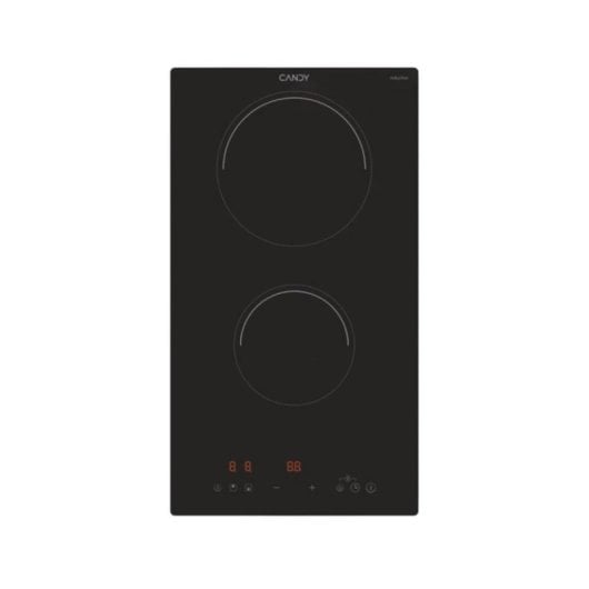 Placa de Inducción Candy CID-30/1 2 Zonas 30cm, Vidrio Negro, Control Táctil, 3500W integrable