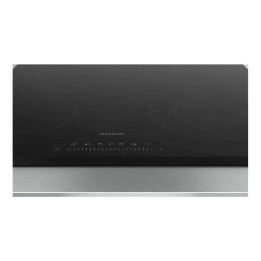 Placa vitrocerâmica preta Siemens iQ300 ET631FFP8E 7000W 60 cm 4 zonas touch