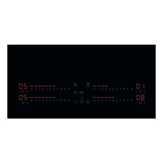 Placa de Inducción AEG TI84IB30FB 80cm 4 Zonas 7350W Stop&Go Hob²Hood Negra Integrada