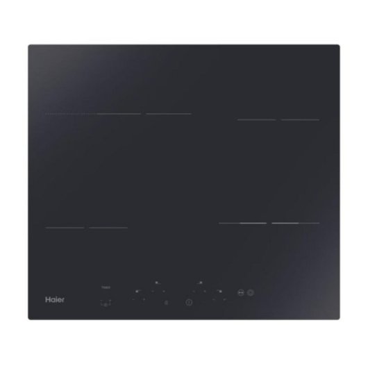 Placa Elétrica Haier HAH64EXCP 4 Zonas 4900W Preta 59 cm Integrada Touch