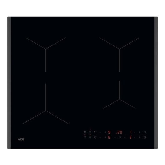 Placa de inducción AEG TN64IA00FB 4 zonas 7200W Negra 60cm integrada Touch LED
